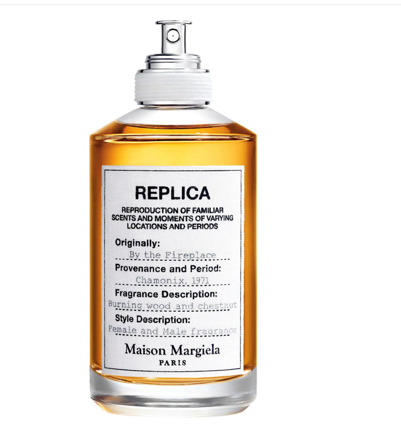 Maison margiela Replica by the fireplace
