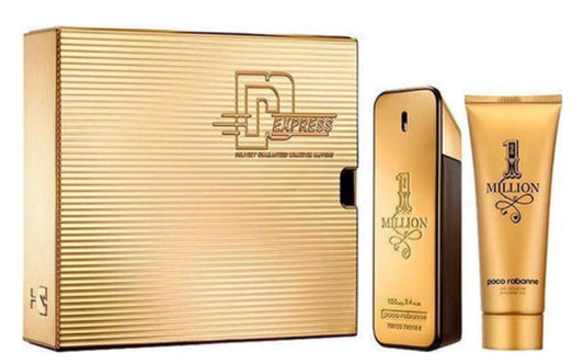 Paco Rabanne 1 Million Men Gift Set 3.4oz EDT & 3.4oz Shower Gel