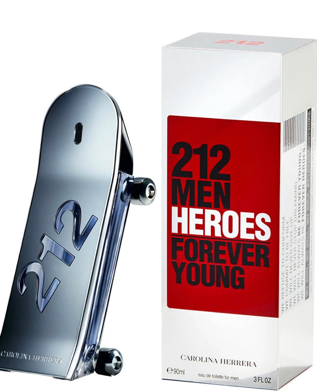CAROLINA HERRERA 212 Heroes Forever Young 3.0 oz EDT for men