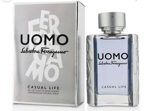 Salvatore Ferragamo Uomo Casual Life 3.4 oz EDT for men