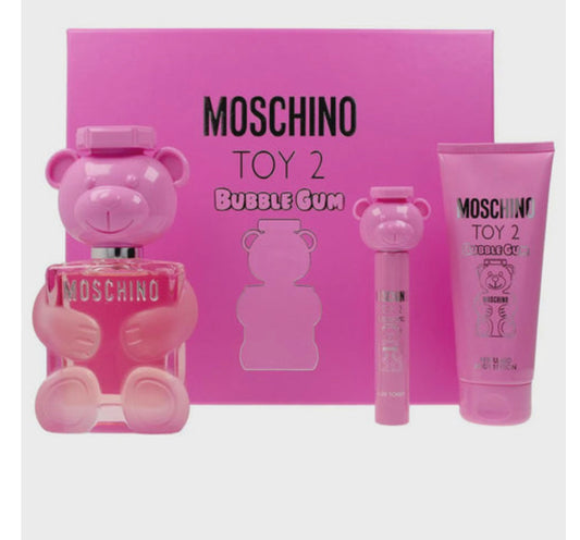 Toy 2 Bubble Gum Set 3.4oz EDP & .34oz EDP & Body Lotion